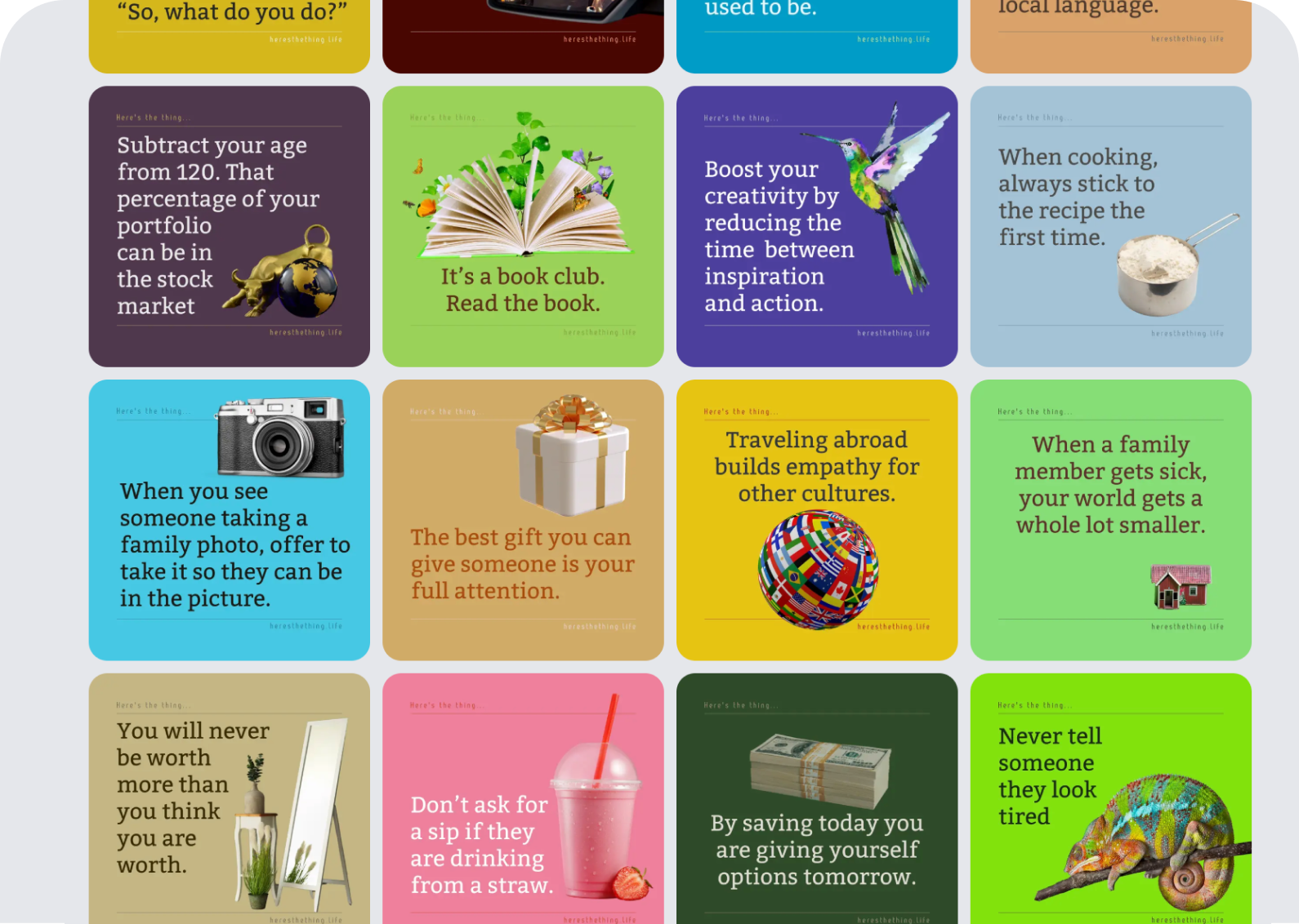 Here’s the Thing…