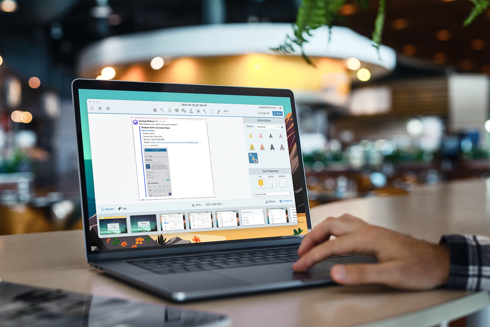 How to get SnagIt to convert to PNG images automatically.
